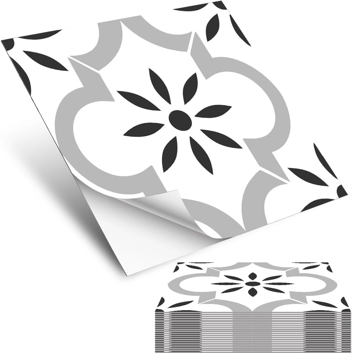 Tegelstickers set van 20 - 20 x 20 cm - Waterdicht - Verwijderbaar en Zelfklevend - Ideaal voor Keuken en Badkamer - ShopVlot