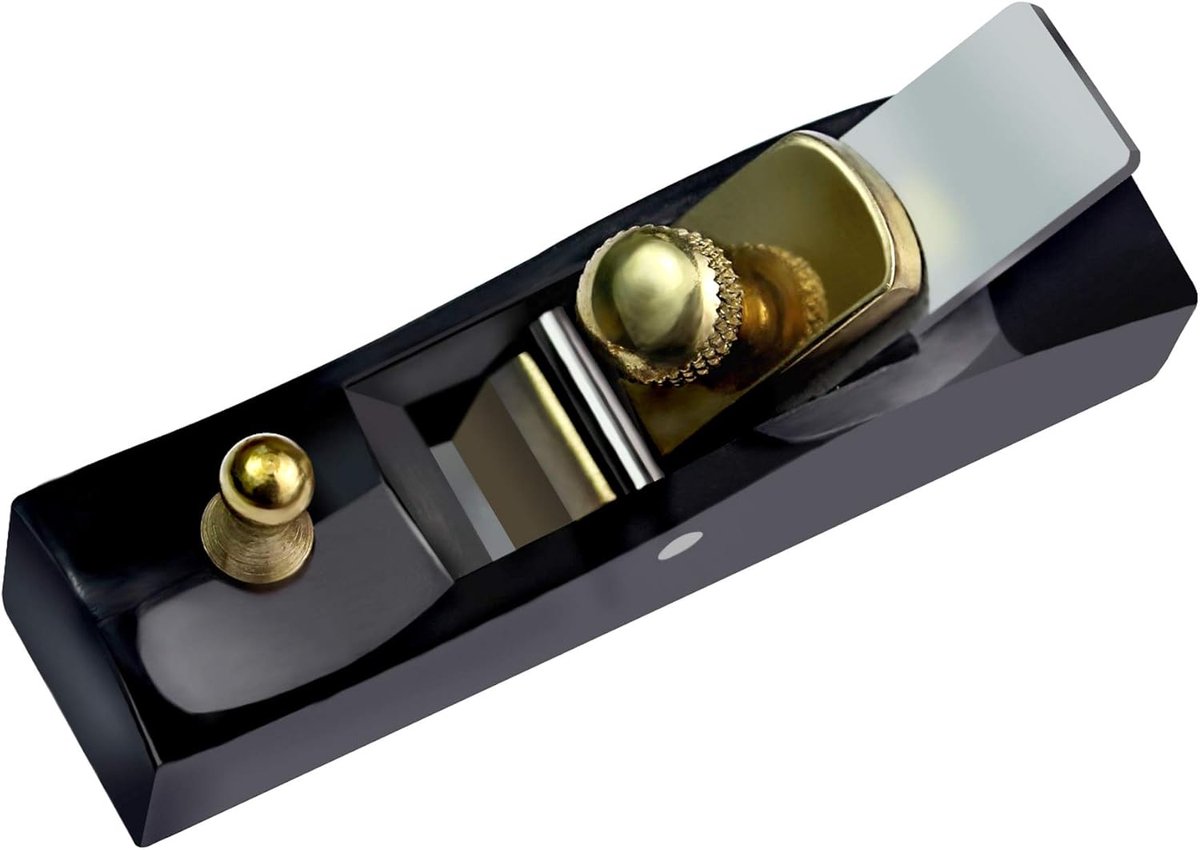 Thijox - Mini Houten Schaafmachine, Blok Handvlak, Houtwerk Handgereedschap voor Houtbewerking, Perfect voor Trimmen en Oppervlak Gladmaken