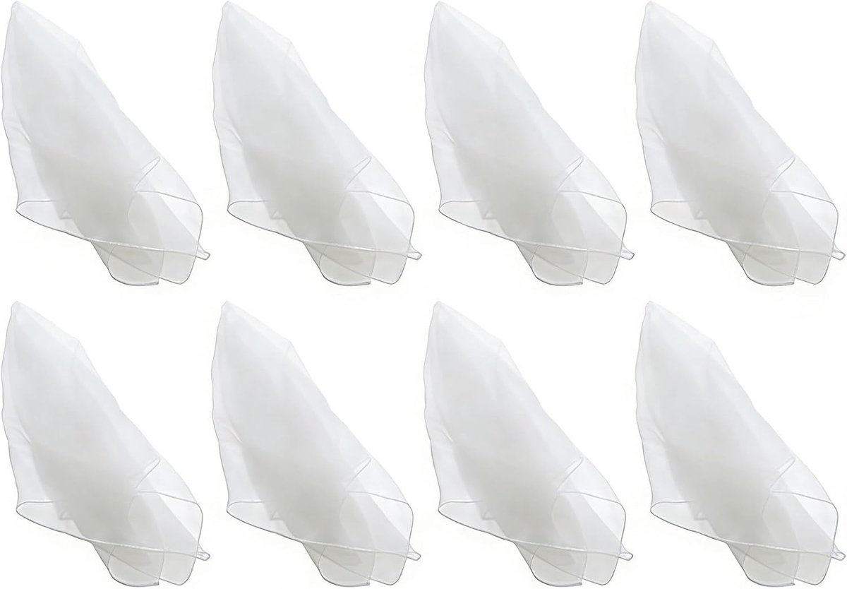 Chiffon sjaals 60 x 60 cm - voor kinderen - lichtgewicht en ademend - stimuleert creativiteit - ShopVlot