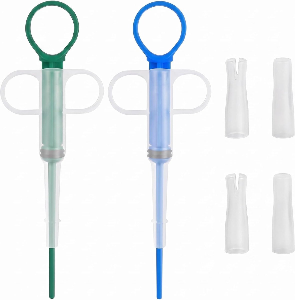 Tablettenhouder kat 2 stuks - herbruikbaar silicone - eenvoudig in gebruik - voor veilige medicatie - ShopVlot