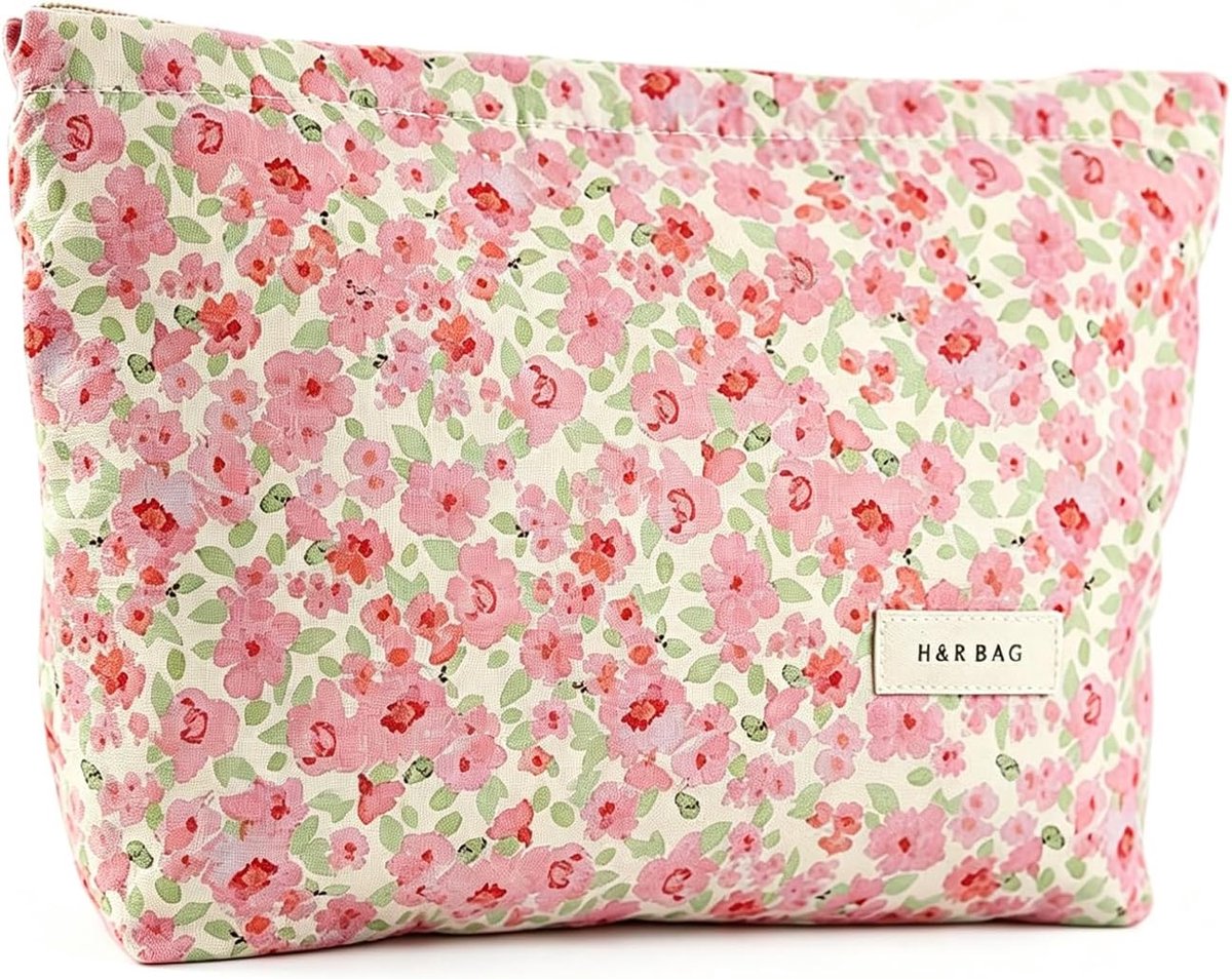 Makeup tas bloemen - 26 x 18 cm - Elegant ontwerp - Ideaal voor reizen - ShopVlot