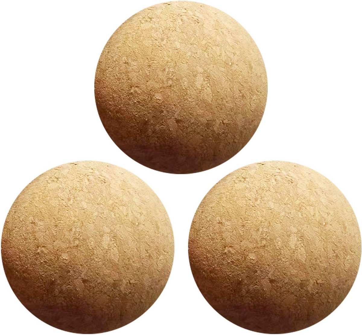 Wijnflessenstopper 3 Stuks - Houten Ballen - Duurzaam en Milieuvriendelijk - Perfect voor Wijnflessen - ShopVlot