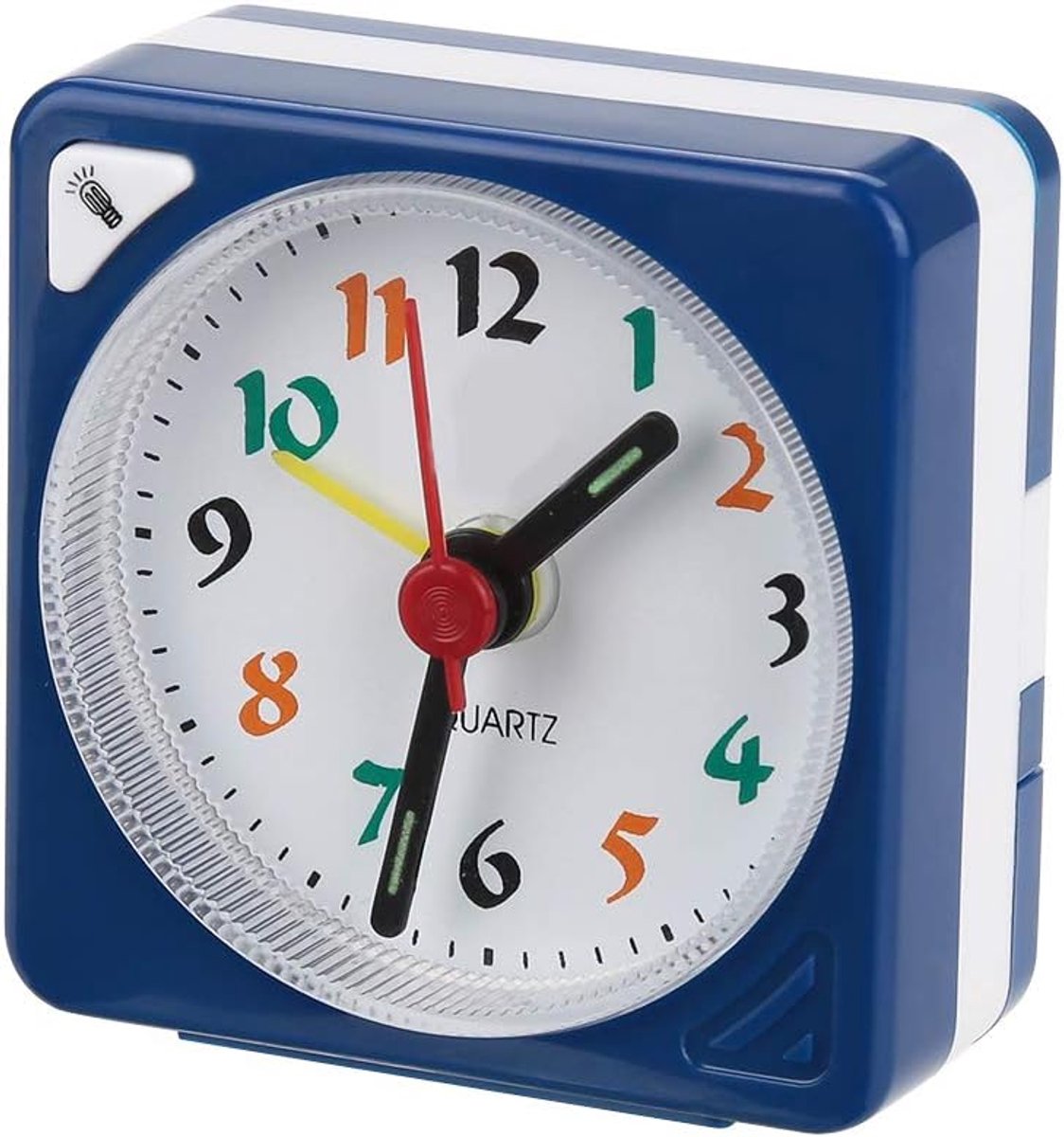 Reiswekkertje 2,17 Inch - Ultra Kleine Mini Klok - Snooze Licht - Stil en Niet Tikkend - ShopVlot