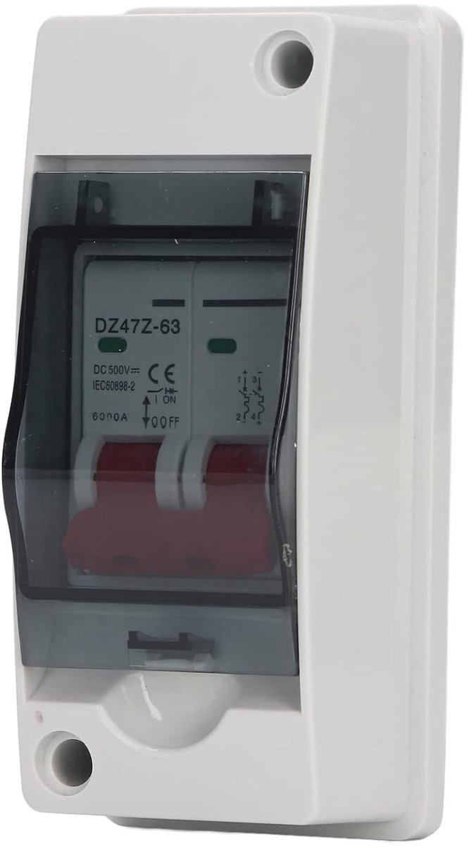 DC Isolator Schakelaar 500V - 40A - IP65 Waterdicht - Voor zonnepanelen installatie - ShopVlot