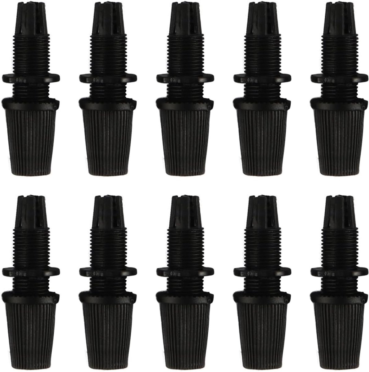 Cordklemmen 10pcs - Zwart - Flexibel - Betrouwbare strain relief voor DIY reparaties - ShopVlot