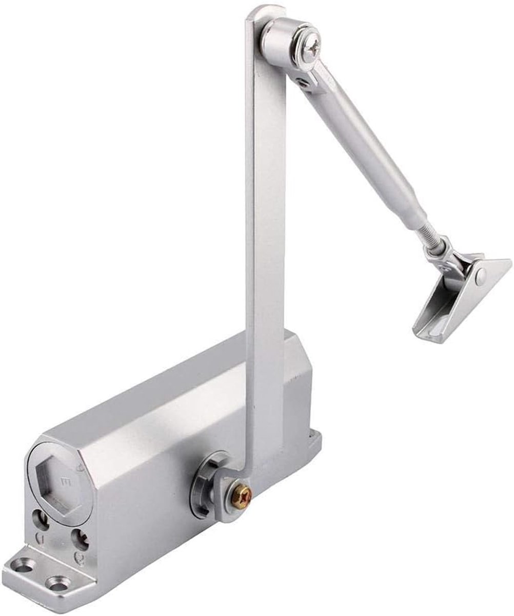 Hydraulische Deursluiter 600-1200mm - Vlamvertragend Aluminium - Voor Deuren tot 65kg - Veilig en Automatisch - ShopVlot