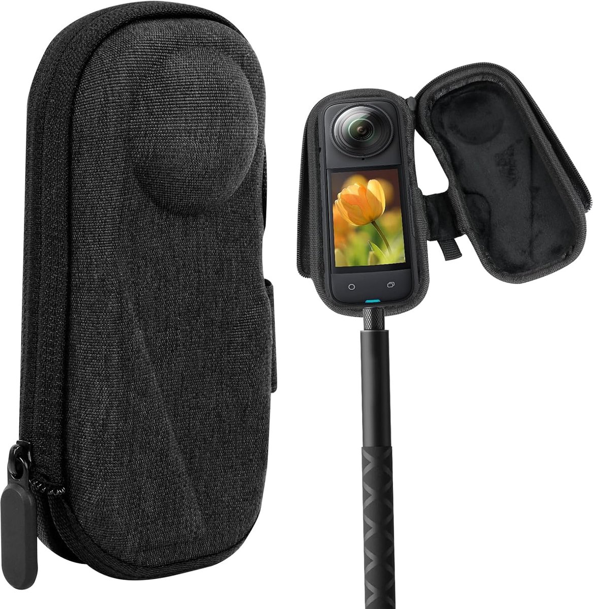 Hard case voor Insta360 X4 - compact en lichtgewicht - dubbele laag bescherming - ideaal voor reizen - ShopVlot