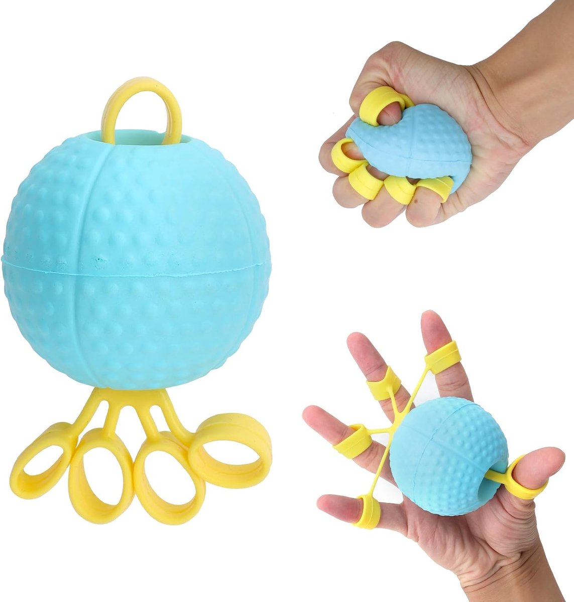 Grip Strength Trainer Ball - Handtrainer voor kracht - Vervaardigd voor stressverlichting - Ideaal voor thuis en werk - ShopVlot