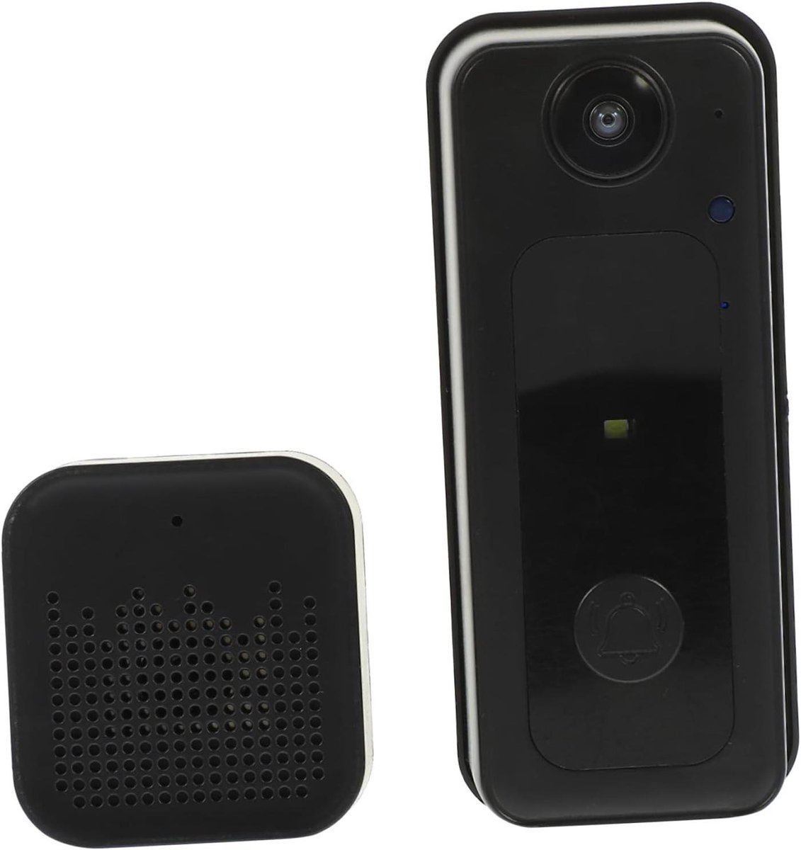 Videodeurbel - Slimme deurbel camera - Veiligheid thuis - Tweerichtingsgesprek - 11 x 45 x 24 cm - Zwart
