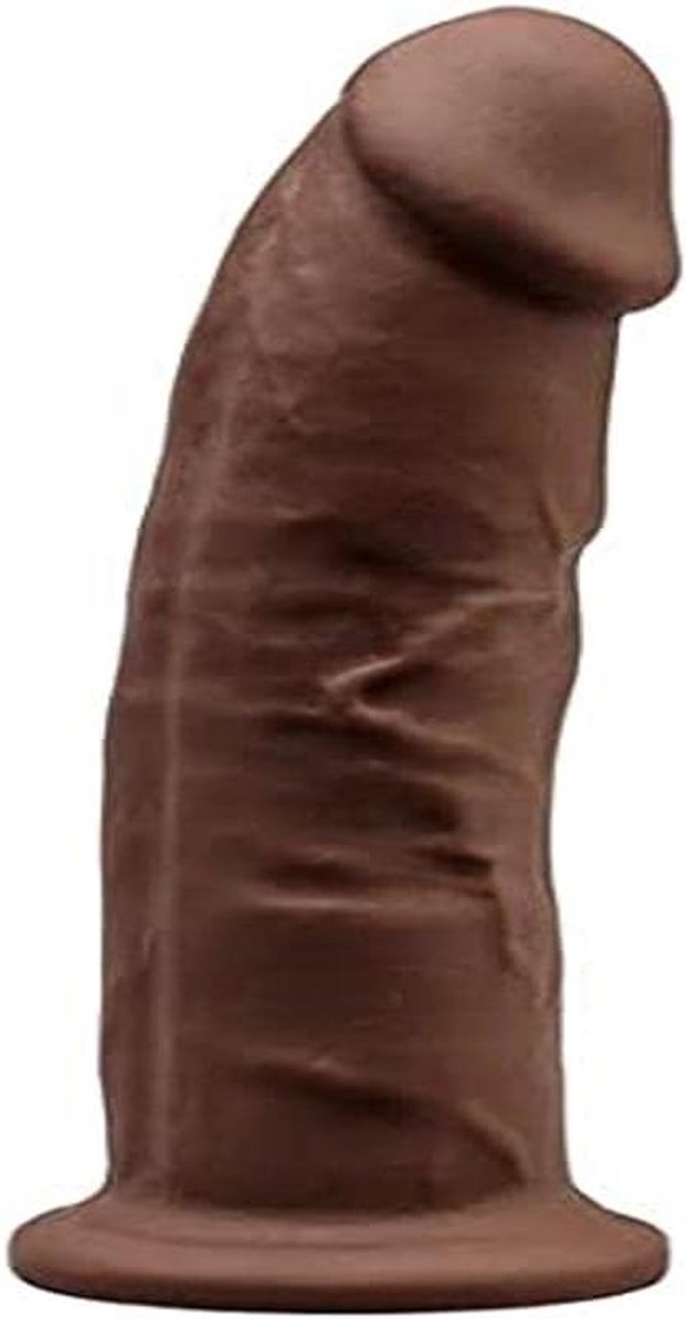 Dildo Realistisch 23 cm - Dubbele Dichtheid - Bruin - Verwarmend voor extra plezier - ShopVlot