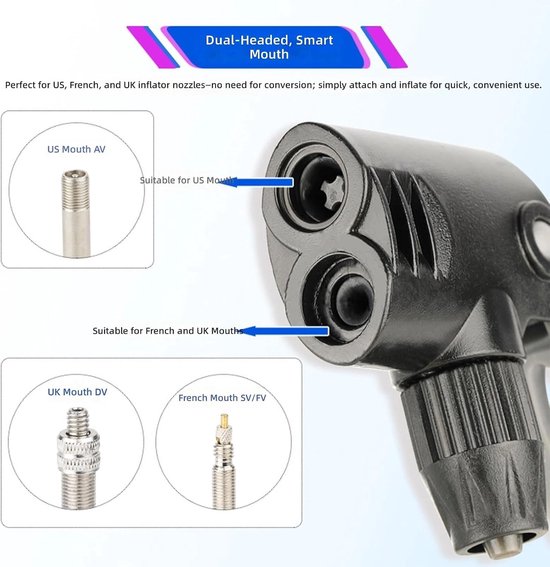 Fiets Pompen Adapter - Ventiel Verlengstuk - Banden Oppompen - Duurzaam Koper - 5.3x4.3cm - Type B — afbeelding 4