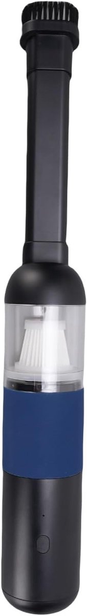 Draadloze Handstofzuiger - Mini Stofzuiger - Auto en Thuis - 4000 Pa Zuigkracht - 130 ml Inhoud - Zwart Blauw