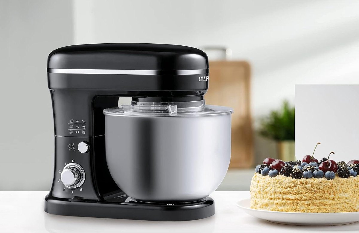 Keukenmachine - Kneedmachine Mixer - Bakken en Koken - Planeetmengsysteem - 5 Liter - Zwart