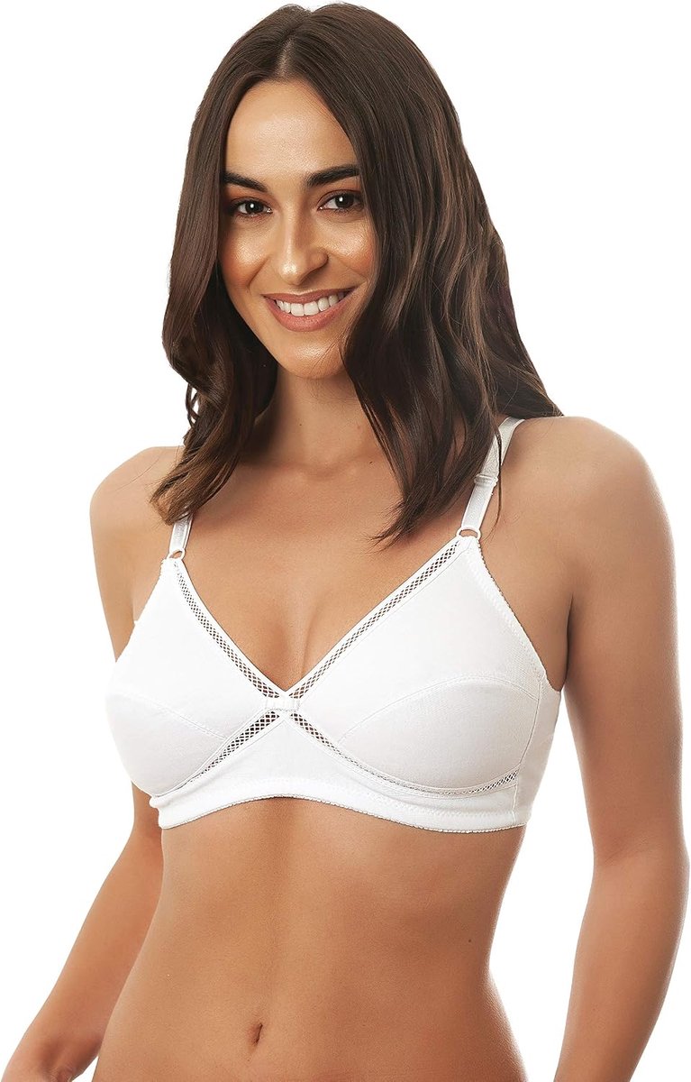 Ondersteunende BH voor grote borsten - 100% katoen - Soft, ongevulde cups - Comfortabel voor dagelijks gebruik - SnelShoppen