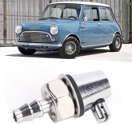 2 Stuks Massief Messing Ruitensproeiers, Verstelbare M8 Draad Verchroomd voor Klassieke auto's en Vintage Voertuigen — afbeelding 4