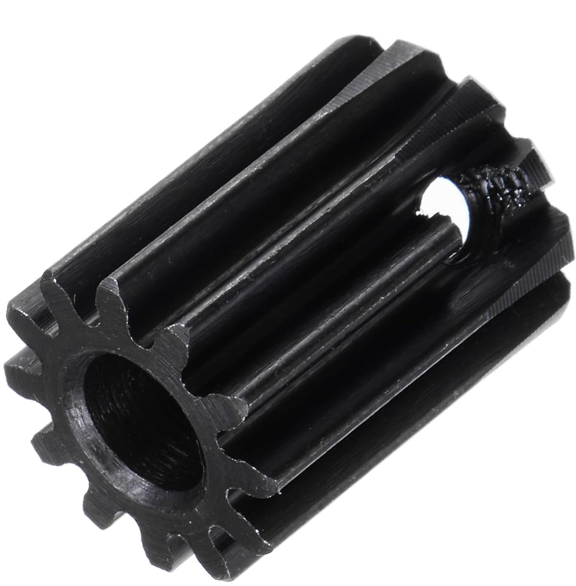 1 track differential motor Pinion Gear 12 tanden - [6mm boring x 12mm hoogte], geschikt voor RC-auto's, 45 staal
