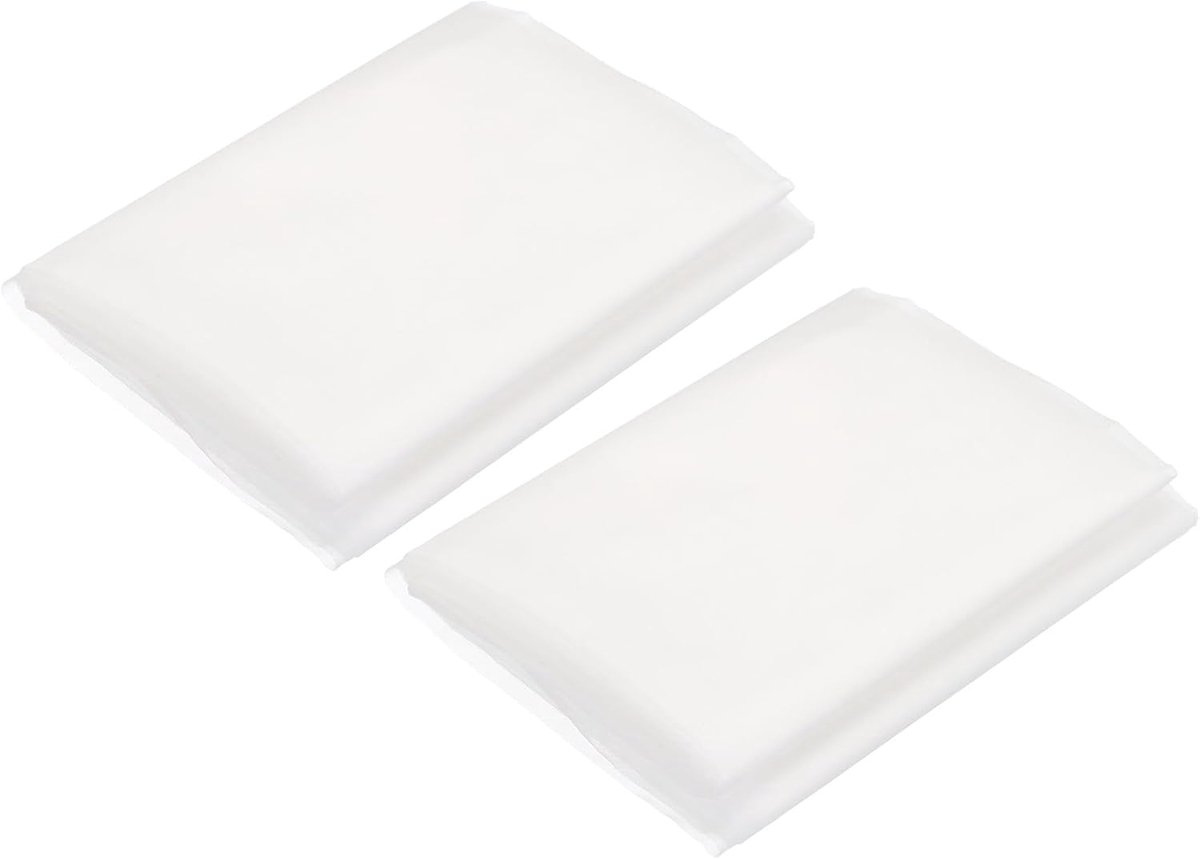 2 stuks 100 micron kleur nylon gaasfilter geweven net filterdoek voor verf, huisbrouwen (99 inch x 50 inch)