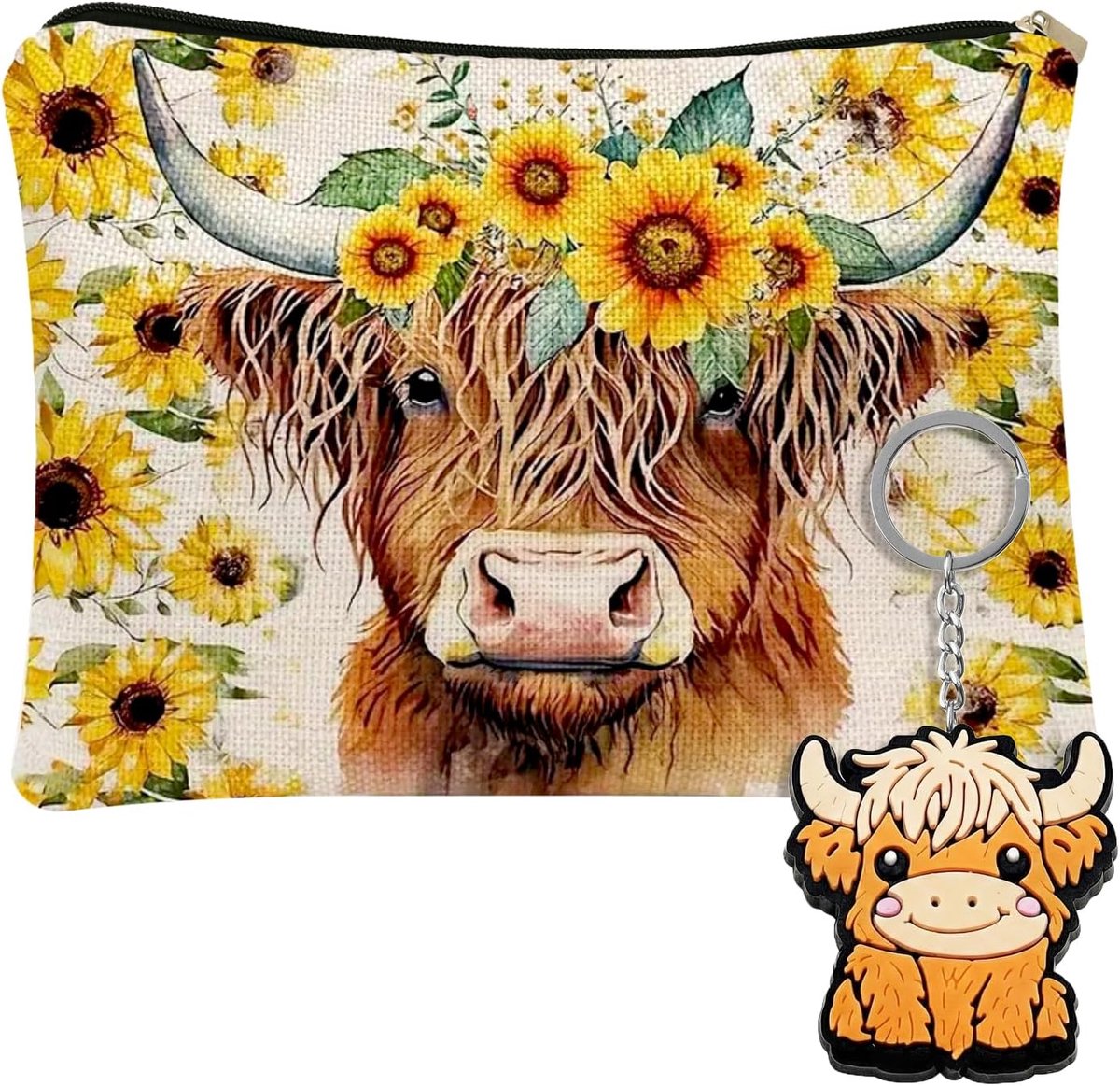 Toilettas met sleutelhanger - Cadeau voor elke gelegenheid, inclusief verjaardag, Valentijnsdag, jubileum