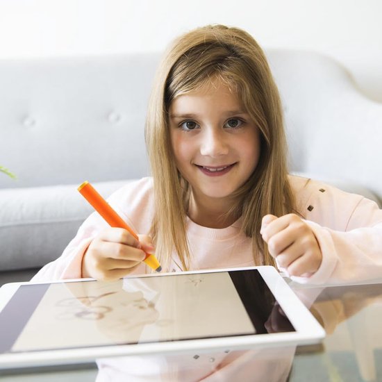 Set van 4 tabletpennen voor kinderen, kinderen, styluspen, rubber, touchscreen, stylus voor alle tablets, smartphones, iPad en iPhone, universele tekenpen — afbeelding 4