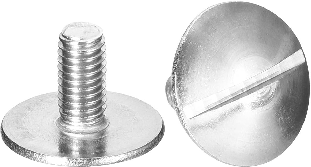 M5 x 12 mm extra grote platte kopschroeven, 5 stuks ronde kopschroeven van roestvrij staal 304