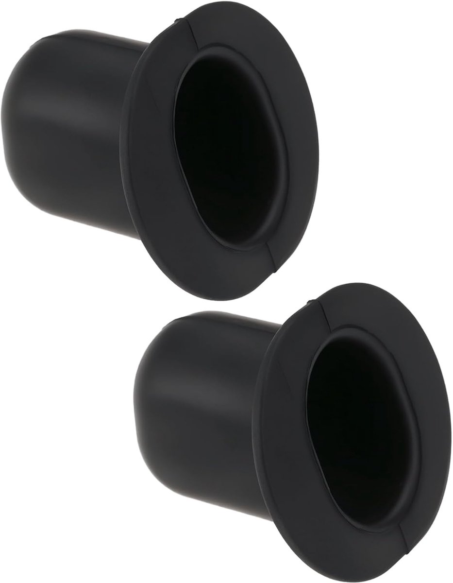 2pcs Rear Sliding Door Grommet Car Rubber Rear Door Cover Replacement Part 1819863 Compatible with Ford Diesel Bus 2014-2023 Black
