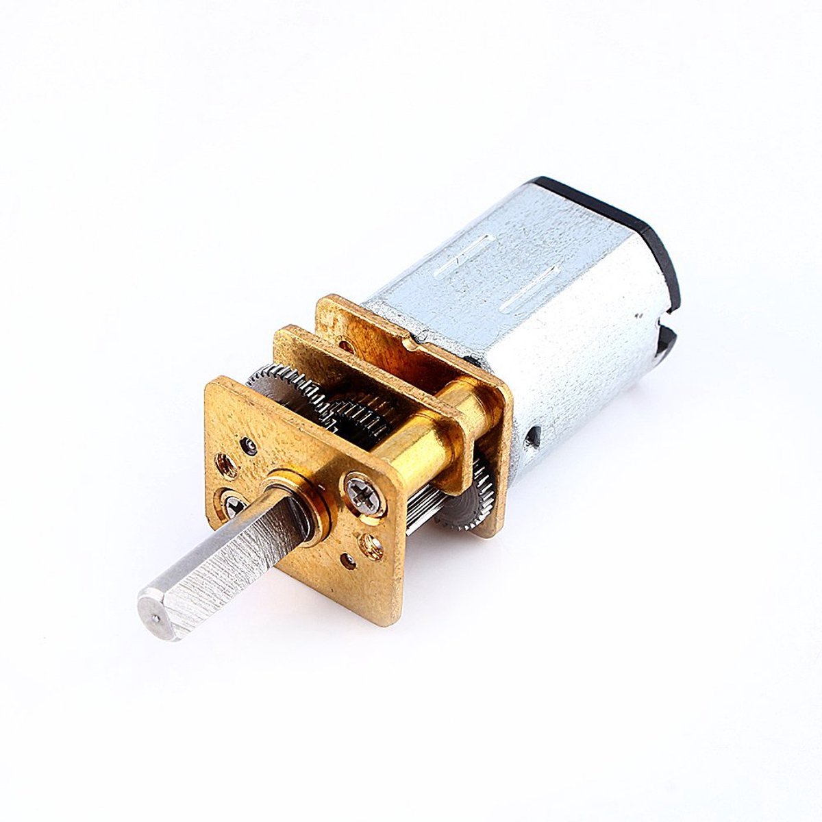 DC 6/12 V kortgolvend tandwielkoppel, overbrengingsverhouding, 50 tpm, met N20-motor, vervanging voor RC-model, auto, robot, metalen aandrijving, speelgoed, 6 V, 50 tpm
