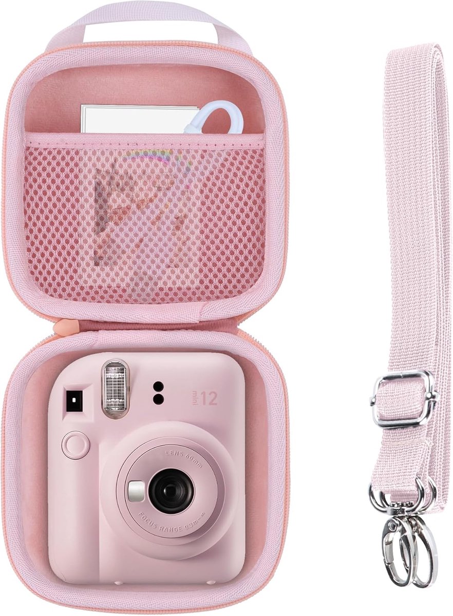 Hoes Compatibel met Instax mini 12/11/13 instant camera | EVA Nylon Harde Hoes, waterdicht en stofdicht, niet gemakkelijk te vervormen, gemakkelijk te dragen