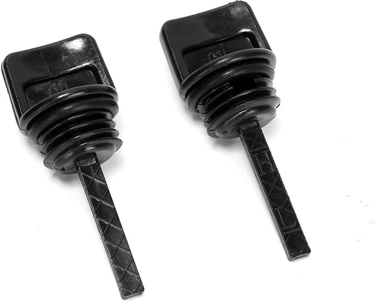 2 stks 19mm 25mm Generator Oliepeilstok en Olie Filler Cap, Compatibel Met Honda GX160/GX340/GX390 Engine168F/188F Grasmaaier (M19-2 stuks)