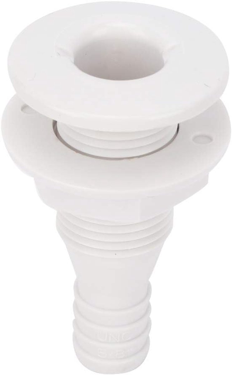 ABS-kunststof lichtgewicht bootlichaam (wit) Onderste jacht Accessoire voor lensafvoeropening (5/8 inch)