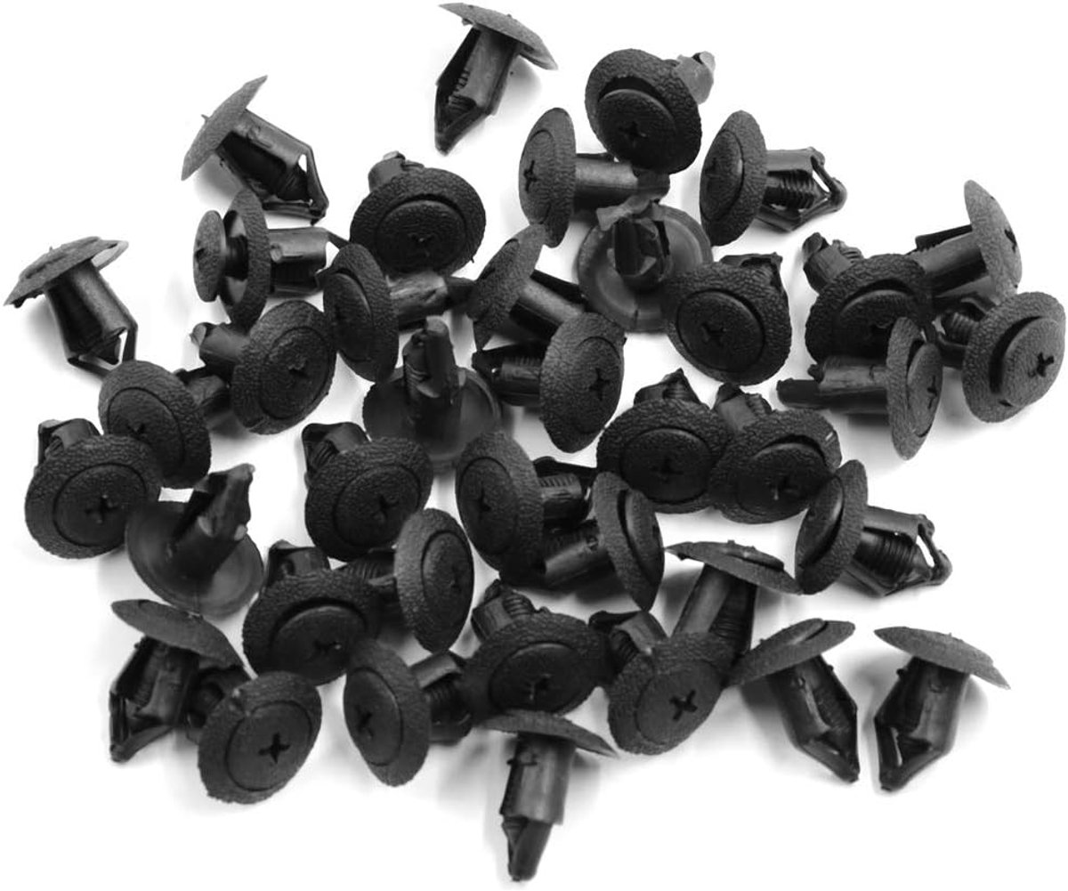 sourcing map 40 stk.Automotive bumper type kunststof klinknagels bevestigingen clips 12 mm