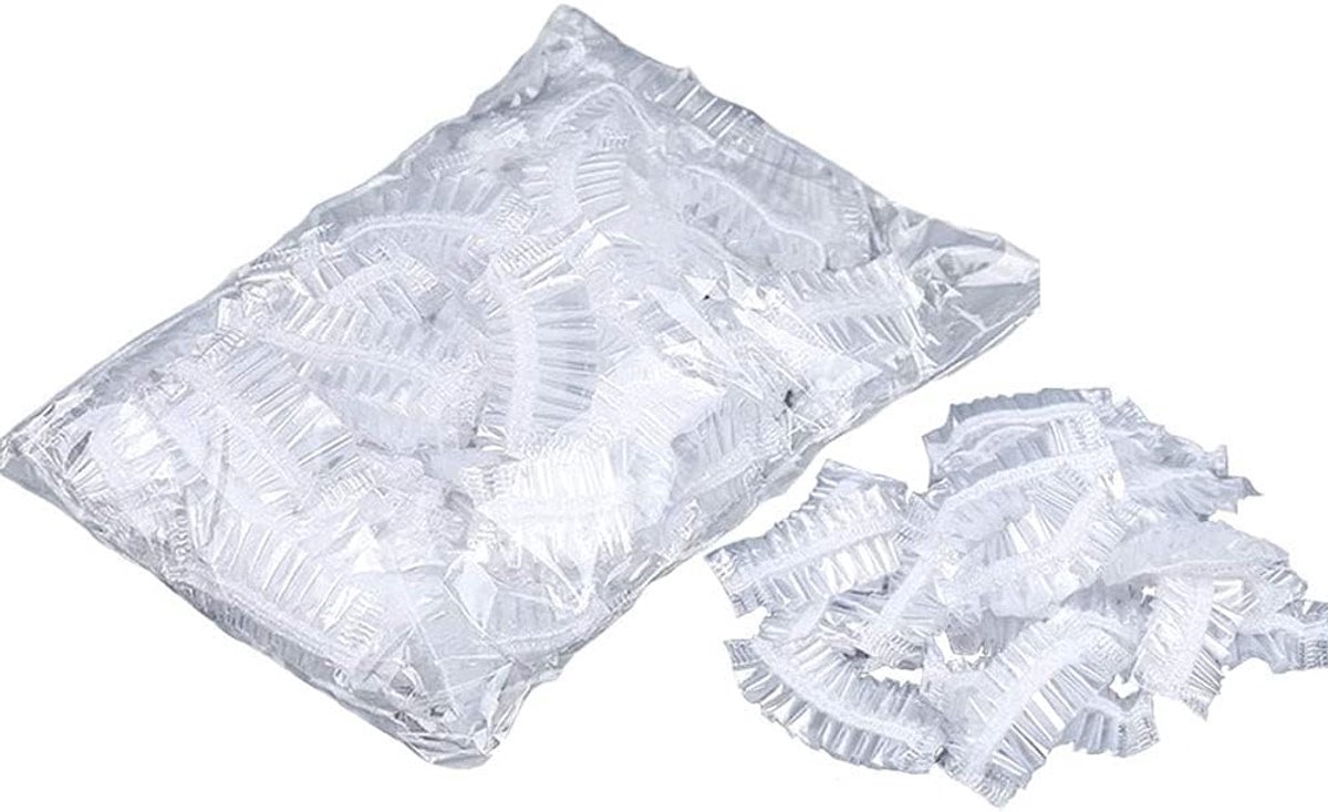 100 Stks Clear Oorbeschermers Waterdichte Oor Covers voor Haarverf Douche Baden