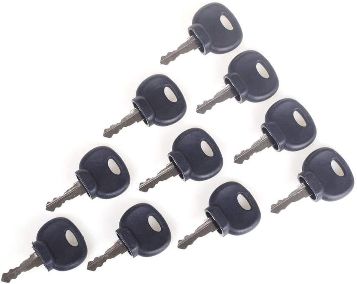 10 stuks reservesleutel 14607 contactsleutel voor JCB Bobcat BOMAG Manitou tractor
