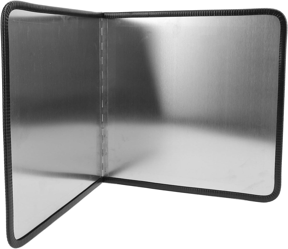 11,81 Inch Hoogte 2 Stuks Dubbelzijdige Spatbescherming voor Kachel Opvouwbare Backsplash-beschermer Achter Kachel Anti-aanbak Roestvrijstalen (40x40x30cm