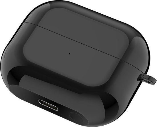 Compatibel met Samsung Galaxy Buds 3 Pro - Oplaadbehuizing - Houder voor oordopjes SM-R630 (zwart) van compatibel — afbeelding 5