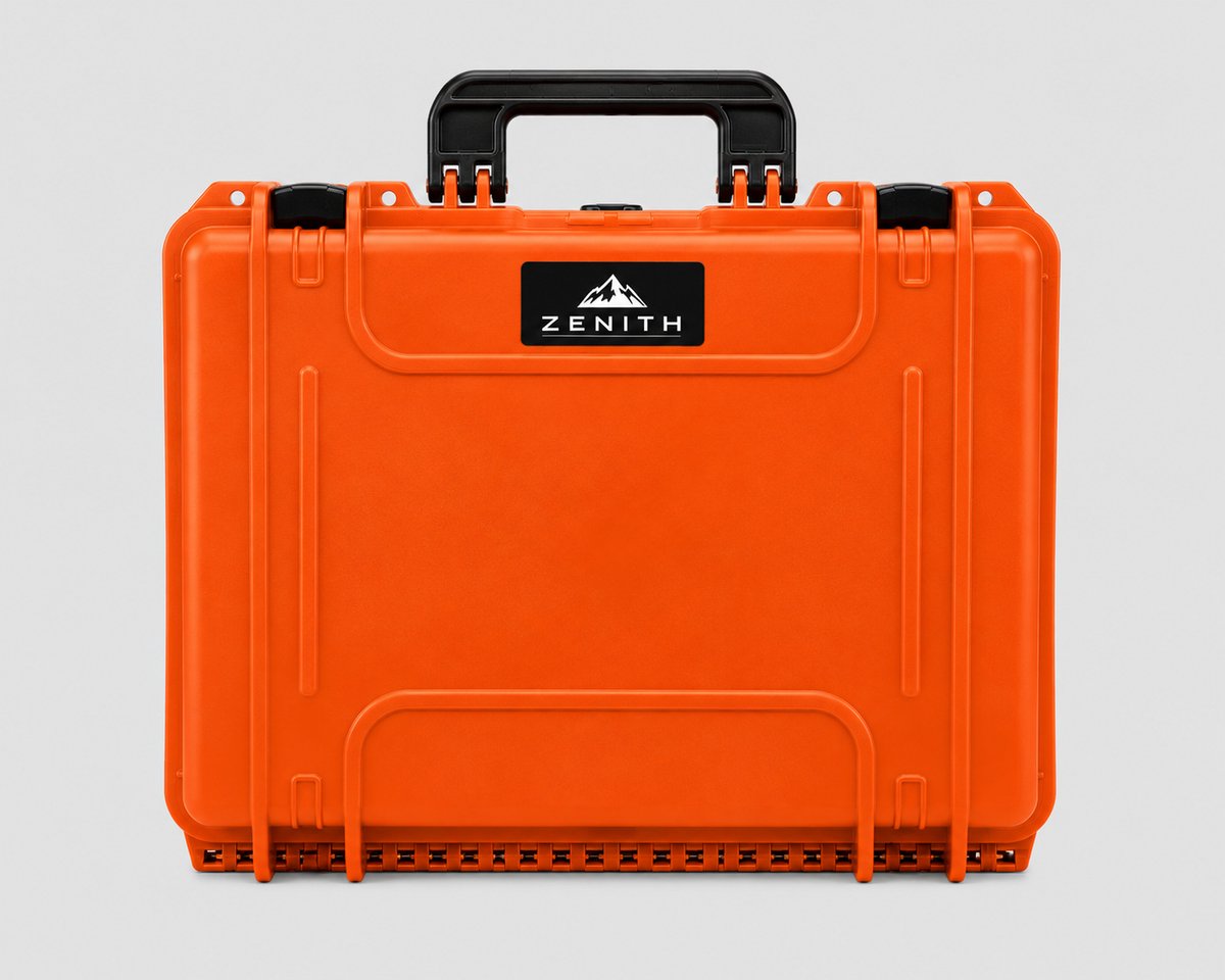ZENITH Cases ZC4300PDL-OR – Hardcase met inlay – padded dividers + lid organizer – Oranje