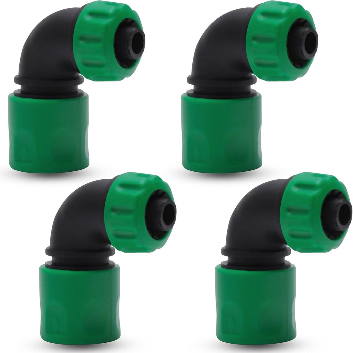 Tuinslang connector 90 graden - 1/2 inch slang aansluiting - hoekverbinding voor tuinslang - optimaliseert bereik - ShopVlot
