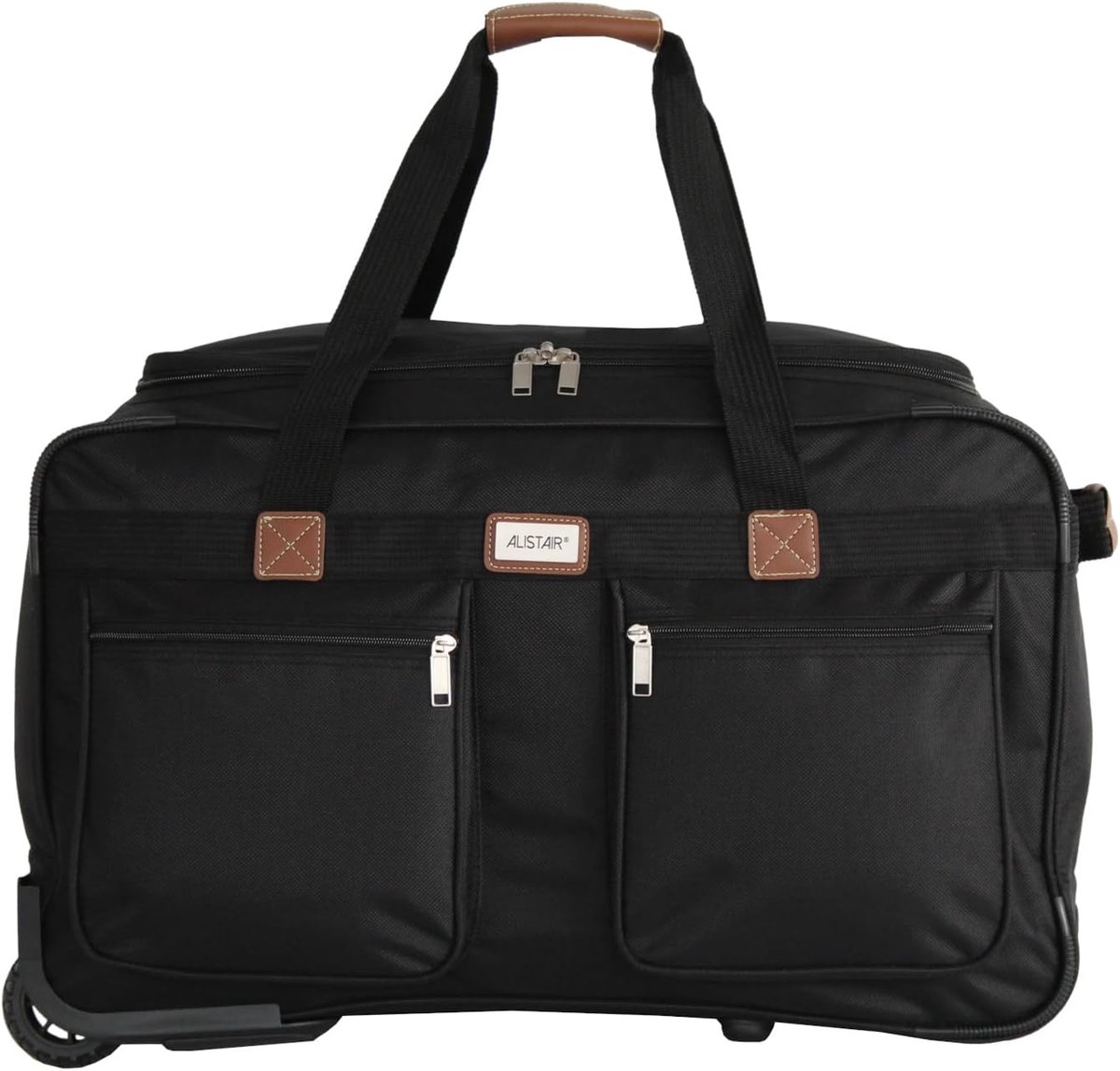 Reistas met wielen 69 cm - zwart/bruin - 85 liter - Perfect voor reizen - ShopVlot