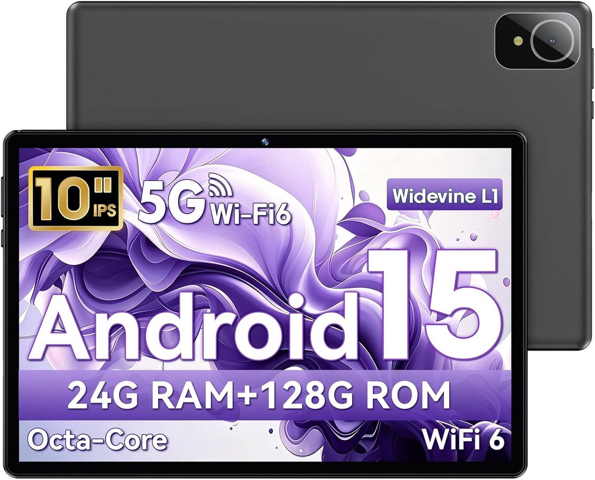 Tablet 10 Inch - Android 15 - Unisoc T30 Quad-Core - Krachtige prestatie voor entertainment - ShopVlot