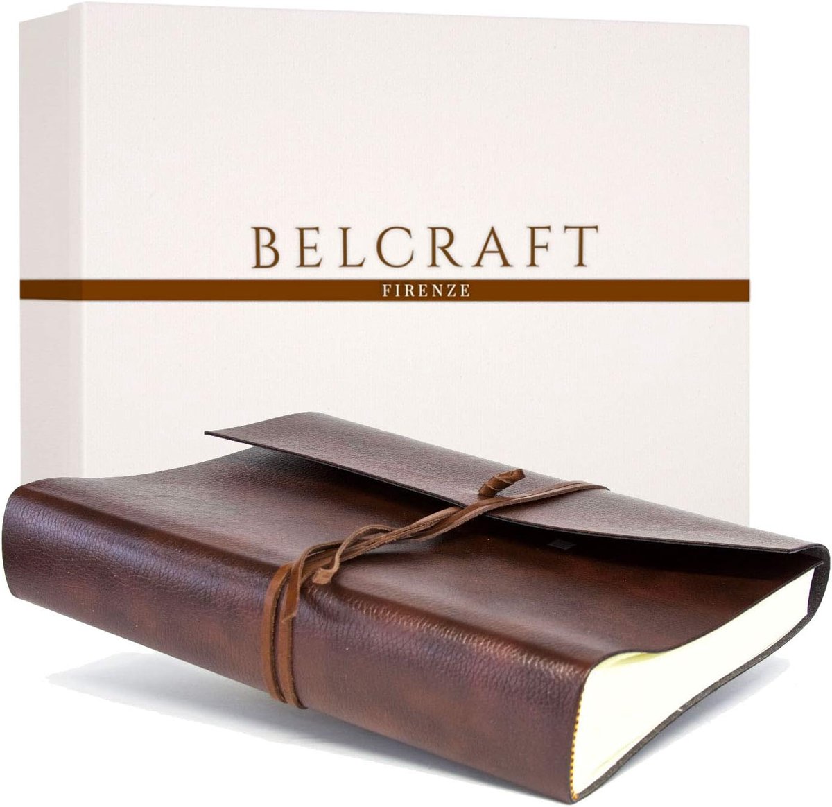 Fotoalbum A4 23x30 cm - Gerecycled Leer - 40 Pagina's - Bewaar jouw herinneringen - ShopVlot