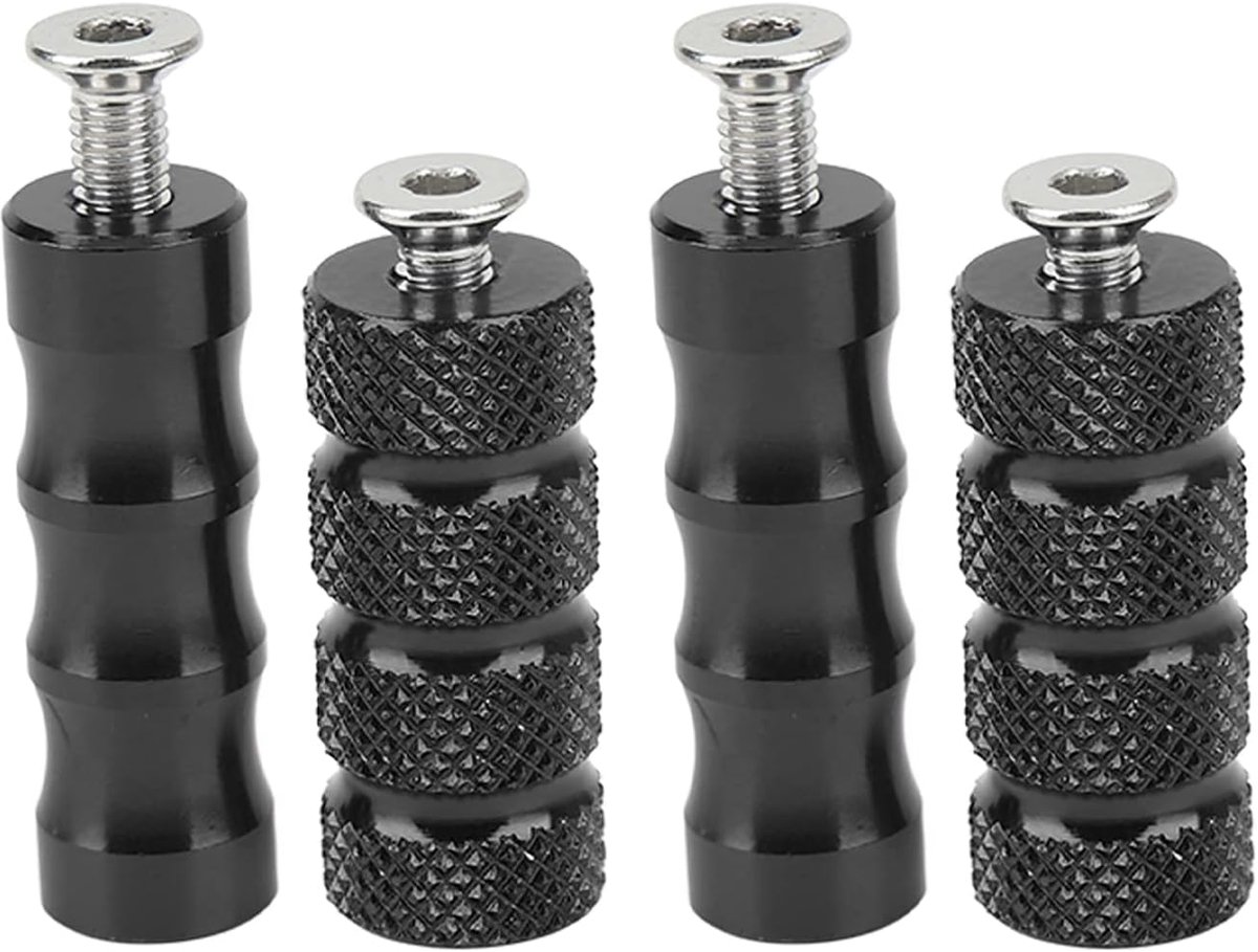 Motorfiets Schakel Voetsteunen 2 Paar - CNC Proces Plating - Uniek ontwerp - Verbeterde grip - ShopVlot