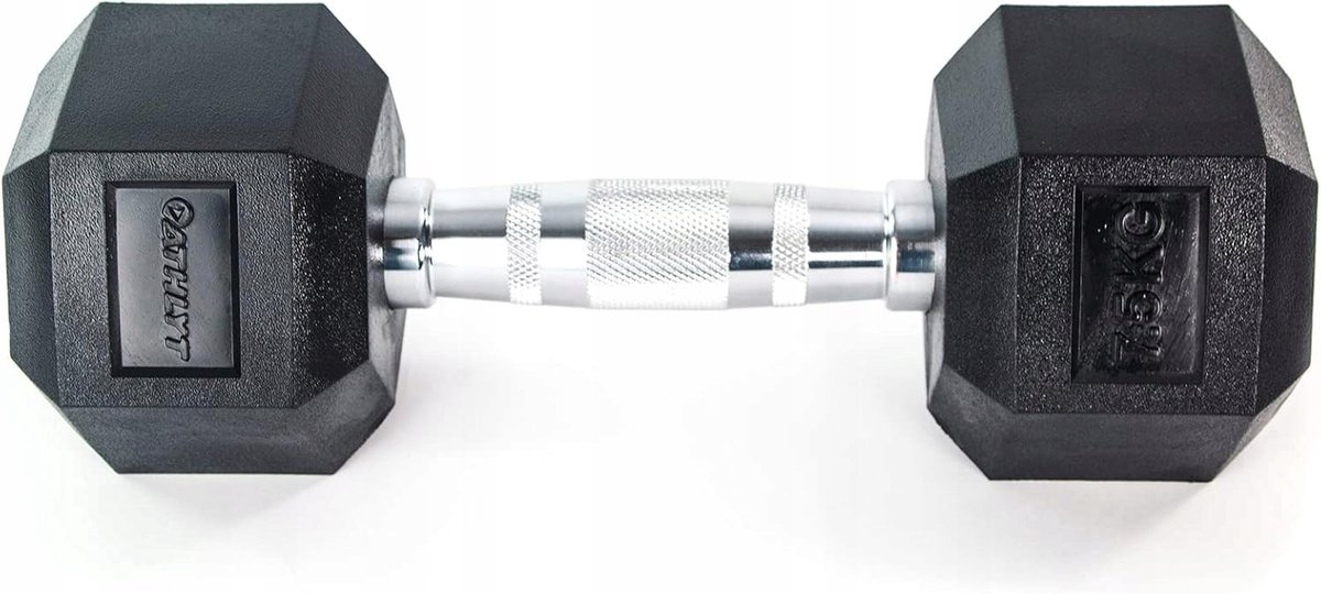 Merkloos Zesthoekige Dumbbell 7,5 kg - Antislip, Ideaal voor Thuis