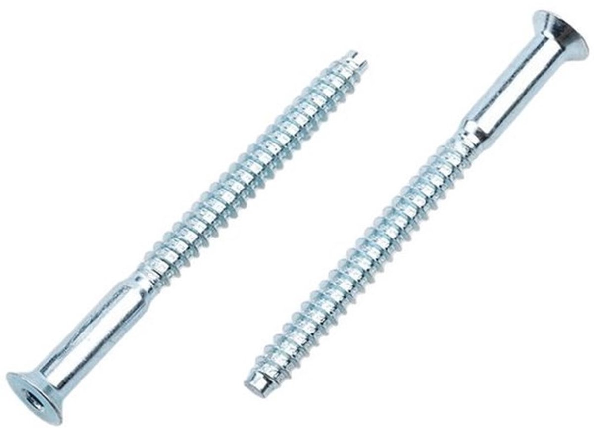 Schroeven - schroevenset - schroef - bouten - schroeven assortiment - 30 stuks - schroenven assortiment - zilver - M7×70mm
