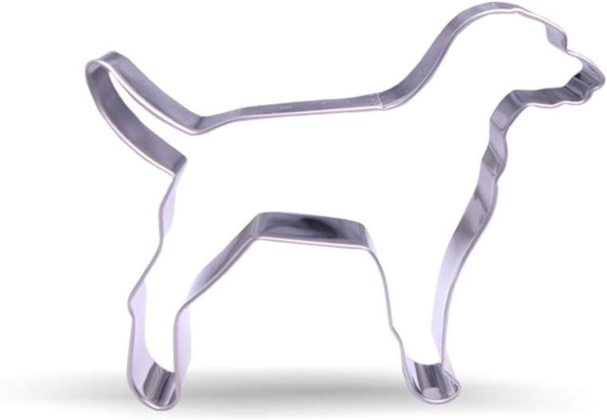 Koekjesuitsteekvorm Labrador 4,5" - RVS - Voor hondenliefhebbers - Ideaal voor huisdiertaarten - ShopVlot