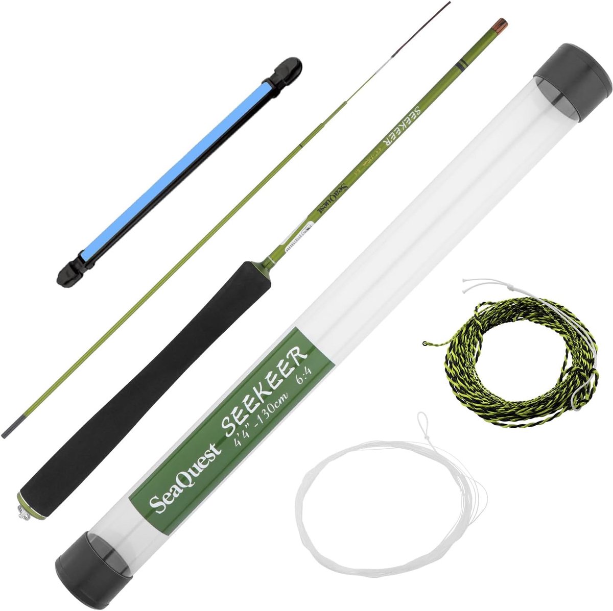 Tenkara Visspullen 4'4" - Lichtgewicht en Compact - Inclusief Lijnen en Fleece - Perfect voor Reisvissen - ShopVlot