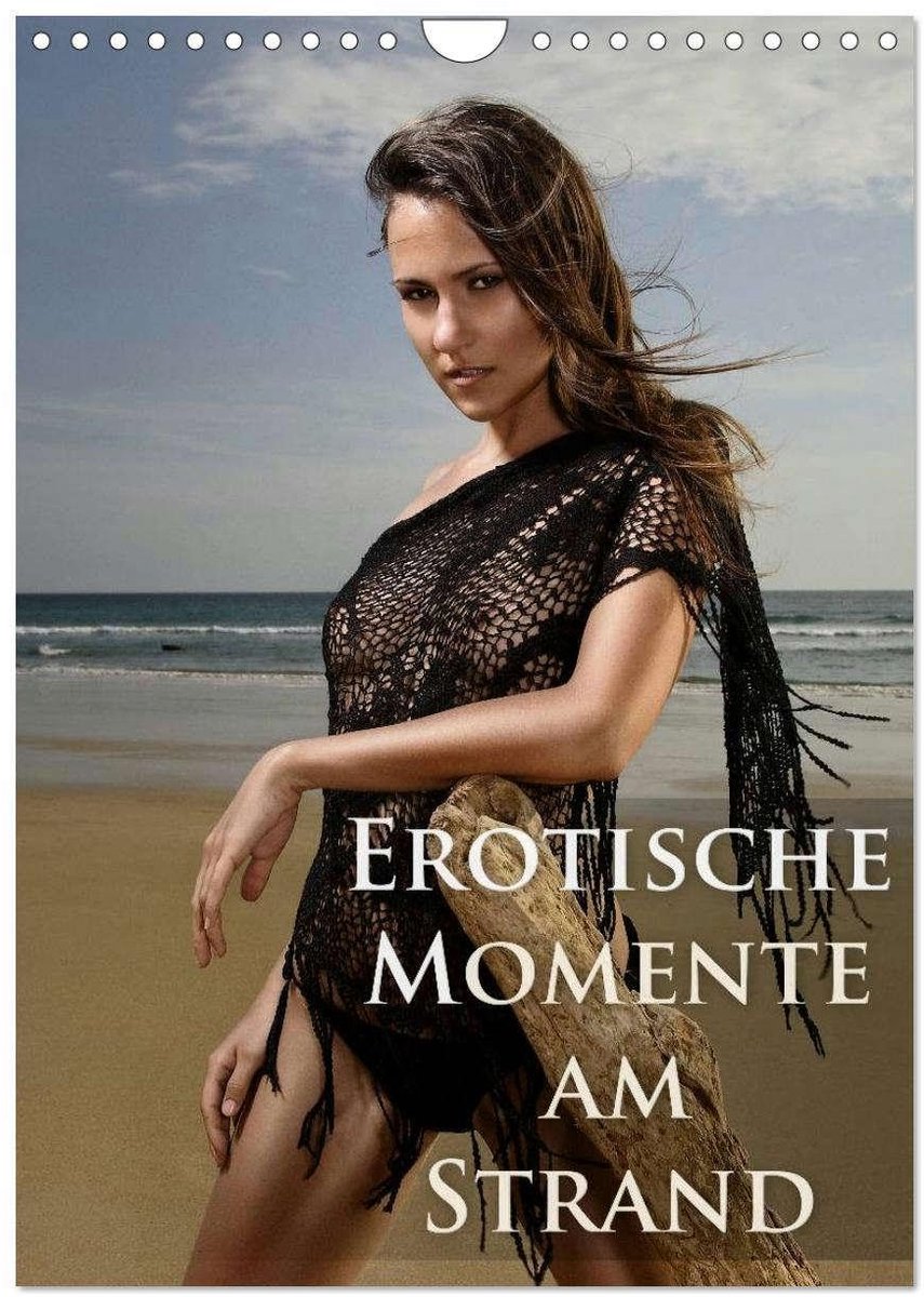 Wandkalender 2026 A4 hoog - erotische momenten - sexy strandshootings - sfeervolle decoratie - ShopVlot