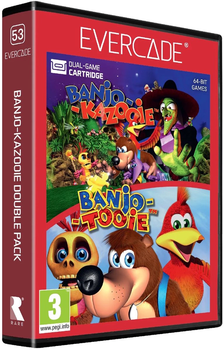 Blaze Evercade - Banjo-Kazooie Double Pack - Evercade - 2 Games - Enhanced Edition