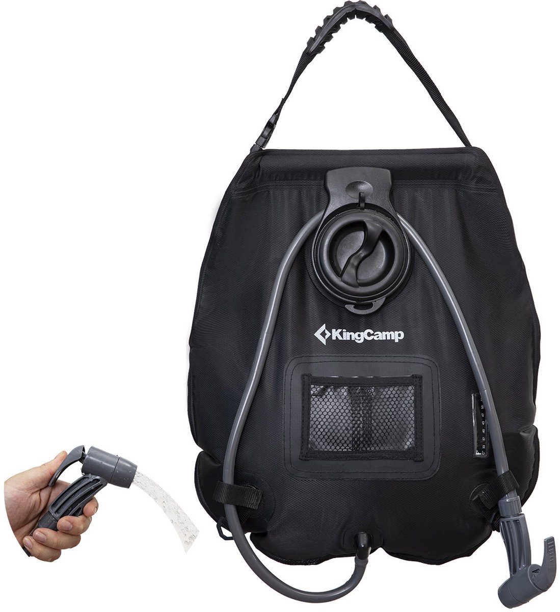 Zonnedouche voor kamperen, outdoor en op reis - Thermometer Solar Shower 20 L