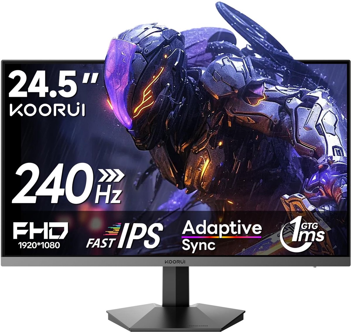 Gaming Monitor 24 Zoll - Full HD 240Hz - Rapid IPS Paneel - Perfect voor gamers - ShopVlot