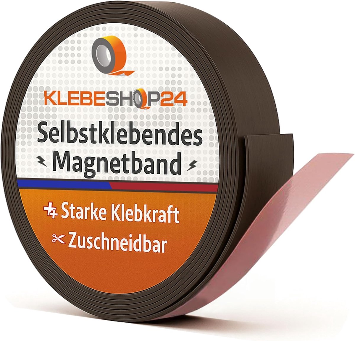 Magnetisch plakband 12,7 mm breed - zelfklevend - 3 m op rol - ideaal voor creatief gebruik - ShopVlot