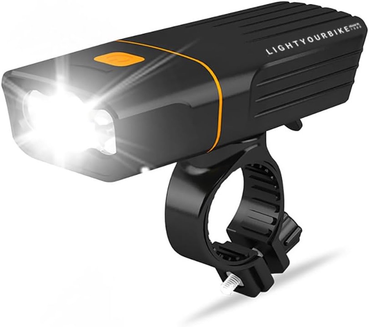 Fietsverlichting 1500 Lumen - Oplaadbare LED-koplamp - Powerbankfunctie - Optimale zichtbaarheid tijdens het fietsen - ShopVlot